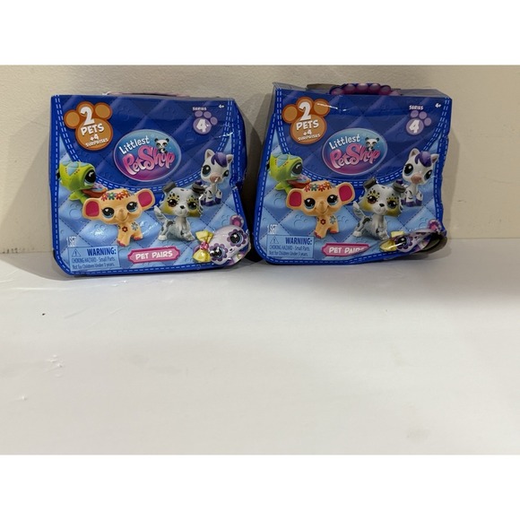 Littlest Pet Shop Other - Littlest Pet Shop Pet Pairs Series 4 Set Of 2 ‼️Box damaged‼️ NEW